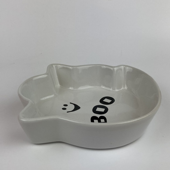 Michael’s Stoneware Ghost & Pumpkin Baking Dishes set of 2 6” - Picture 12 of 15